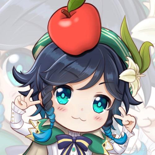 原神最新爆料温迪图片,风神降临，神秘面纱下的奇幻冒险